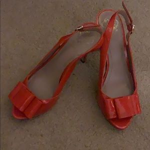 Tomato Red Patton Heel—showstopper!!!